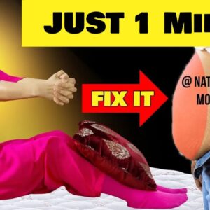 Best #No.1 - Super Easy 1 Minute Yoga Exercise To Reduce Your Belly Fat In Just  7 Days
