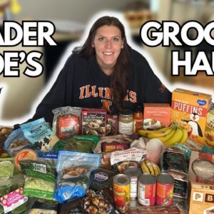 HUGE HEALTHY TRADER JOE'S GROCERY HAUL | WeightWatchers Points & Calories/Macros