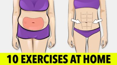 10 Body Weight Exercises To Lose Belly Fat – Home Workout