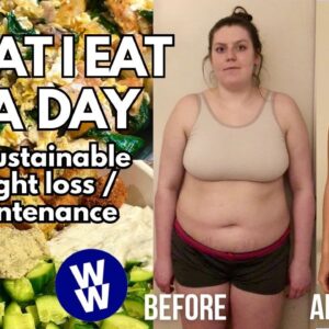 WHAT I EAT IN A DAY FOR WEIGHT LOSS/MAINTENANCE | WW(WeightWatchers) | egg scramble, falafel bowl