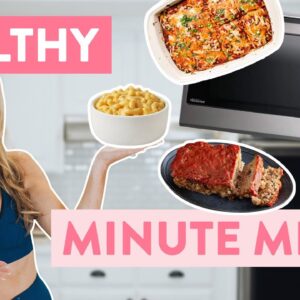 3 HEALTHY Microwave Meals | Guilt-Free Comfort Foods