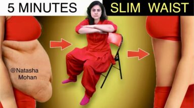 Do This To Get A Slimmer Waist In Minutes | 5 Minutes Easy Tiny Waist Workout