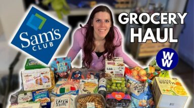 HEALTHY SAM’S CLUB GROCERY HAUL | WW (WeightWatchers) Points & Calories | Weight Loss Journey