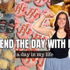 SPEND THE DAY WITH ME | a day in my life | farmer's market, vday orders, superbowl appetizers
