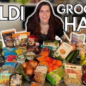 HEALTHY ALDI GROCERY HAUL | My Weight Loss Journey | WW (WeightWatchers) points, calories & macros