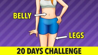 20 Days to Lean Legs and a Sculpted Flat Belly – No Equipment Needed