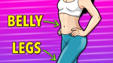 Daily Workout Routine For a Flatter Belly & Slimmer Legs