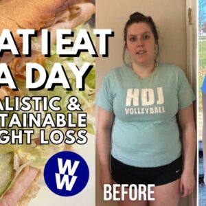 WHAT I EAT IN A DAY FOR WEIGHT LOSS/MAINTENANCE | WeightWatchers | Homemade Subs, Snack mix