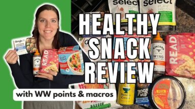 HEALTHY SNACK REVIEW | Trying New Healthy Snacks | WW (WeightWatchers) Points/Calories/Macros