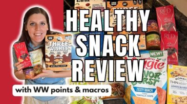 HEALTHY SNACK REVIEW | Trying New Healthy Snacks | WW (WeightWatchers) Points/Calories/Macros