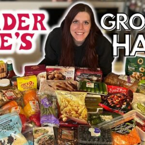 HUGE HEALTHY TRADER JOE'S GROCERY HAUL | WeightWatchers Points & Calories/Macros/Nutrition Info