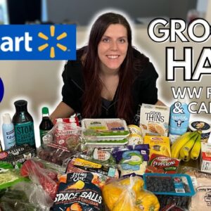HEALTHY WALMART GROCERY HAUL | WW (WeightWatchers) points & calories | My Weight Loss Journey