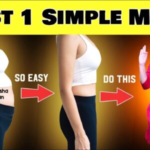 Only One Super Simple Exercise To Lose Belly Fat in 7 Days | Try It Now & Thank Me Later