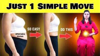 Only One Super Simple Exercise To Lose Belly Fat in 7 Days | Try It Now & Thank Me Later