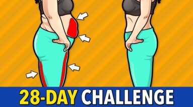 Take on the 28-Day Challenge: Legs, Belly and Hips Transformation at Home