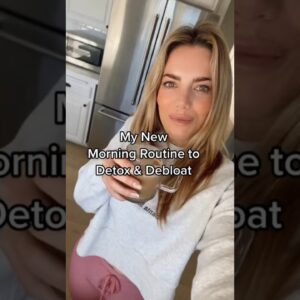 Morning Routine to de-bloat & balance my hormones