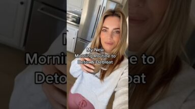 Morning Routine to de-bloat & balance my hormones