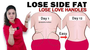 5 Minutes Reduce Stubborn Side Fat ( Love Handles ) - Easily Tone Your Back in 2 Weeks