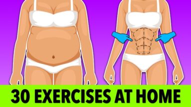 30 Exercises To Lose Belly Fat At Home