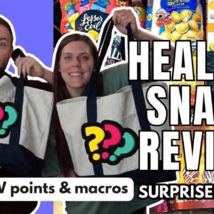 HEALTHY SNACK REVIEW | Trying New Healthy Snacks | WW (WeightWatchers) Points/Calories/Macros