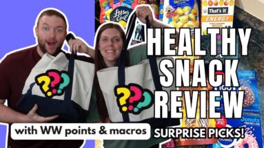 HEALTHY SNACK REVIEW | Trying New Healthy Snacks | WW (WeightWatchers) Points/Calories/Macros