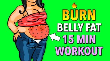 15-Minute Standing Workout to Burn Belly Fat - Quick Home Exercise
