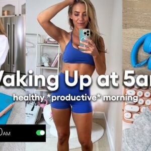 5am Realistic Morning in My Life | healthy & productive habits