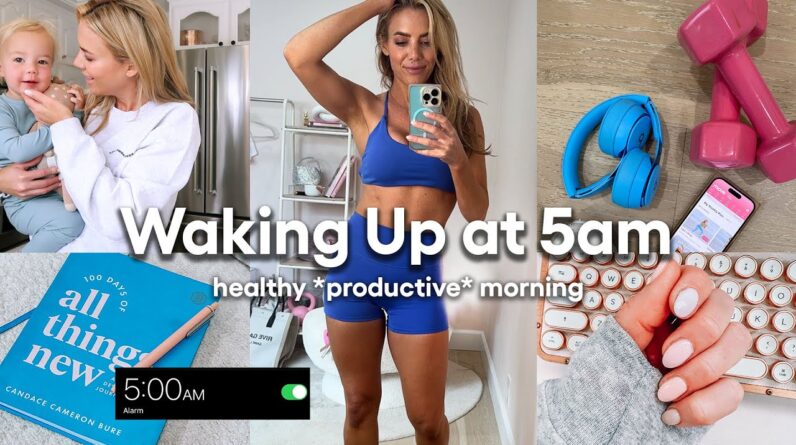 5am Realistic Morning in My Life | healthy & productive habits