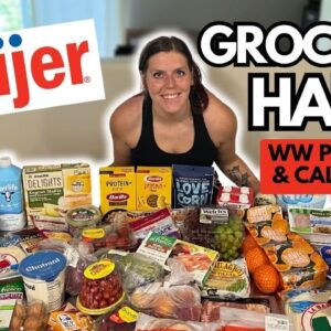 HEALTHY MEIJER GROCERY HAUL | WeightWatchers WW Points & Calories | Haul for Sustainable Weight Loss