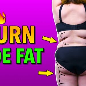 Burn Side Fat Fast - Love Handles, Outer Thighs - 2 in 1 Workout