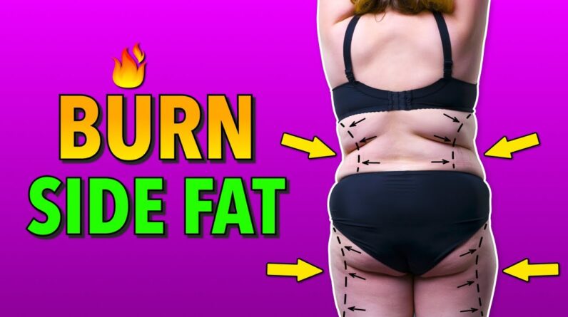 Burn Side Fat Fast - Love Handles, Outer Thighs - 2 in 1 Workout