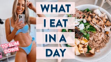 What I Eat In A Day to Lose 3 Pounds OVERNIGHT + my summer fitness plan