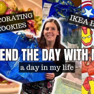 SPEND THE DAY WITH ME | a day in my life | IKEA HAUL, COOKIE DECORATING, SHOULDER WORKOUT