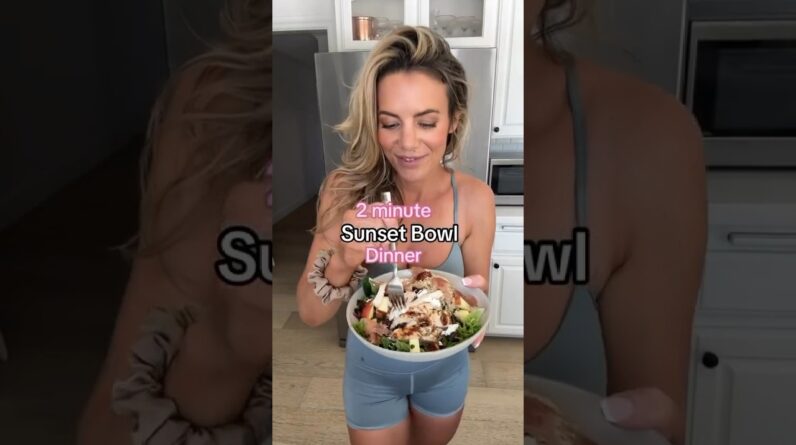 2 minute healthy summer salad #summerbodygoals #teamlsf