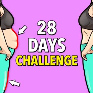 28-Day Fat Loss Challenge: Legs, Belly, and Hips Home Workout