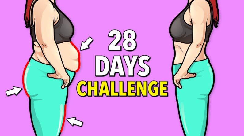 28-Day Fat Loss Challenge: Legs, Belly, and Hips Home Workout