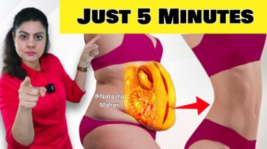 5 Minutes Burn BELLY FAT At Home🔥100% Burn & Result Guaranteed