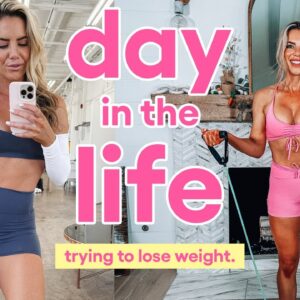 Day in my life trying to lose fat | what i eat + my workout routine