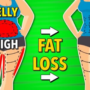 Half an Hour Belly Fat and Thigh Fat Loss Workout