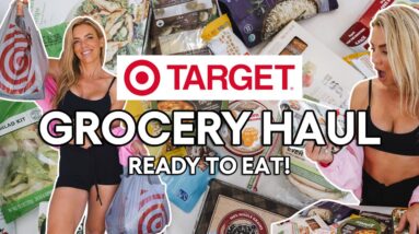 Target 10 Best HEALTHY ready to eat foods | Grocery Haul for weight loss