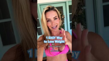 1 EASY way to lose weight | Realistic + No restriction.
