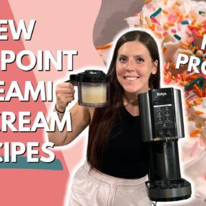 NEW NINJA CREAMI LOW POINT HEALTHY ICE CREAM RECIPES | Might Be Our Favorite One Yet!