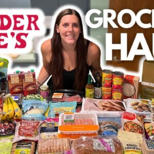 HUGE HEALTHY TRADER JOE'S GROCERY HAUL | WeightWatchers Points & Calories/Macros/Nutrition Info
