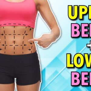 25-Days Upper and Lower Belly Fat Exercises for a Complete Core Workout (30 minutes)