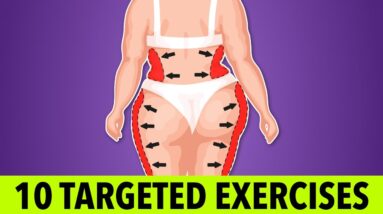 10 Targeted Exercises for Love Handles and Glutes (2 Rounds)