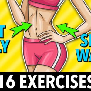 16 Core Exercises that Burn Belly Fat (Flat Belly + Slim Waist)