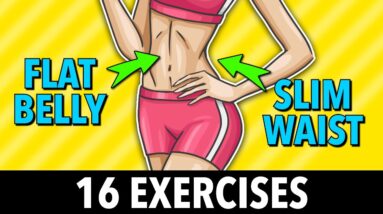 16 Core Exercises that Burn Belly Fat (Flat Belly + Slim Waist)