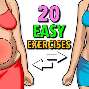 20 Easy Exercises for Belly Fat Reduction – No Jumping Required