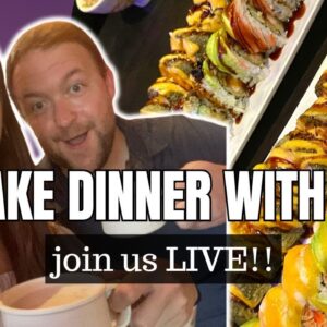 LIVE Q&A AND COOK WITH US | cook sushi and chat with us LIVE