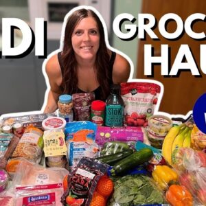 HEALTHY ALDI GROCERY HAUL | My Weight Loss Journey | WW (WeightWatchers) points, calories & macros